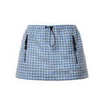 Minigonna in pile vichy MG2518 6375F0UB3 MIU MIU 