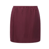 Gonna in lino con logo MG2768 6733F0007 MIU MIU 