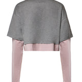 T-shirt in jersey con logo MJL135 17ORF0L5D MIU MIU 