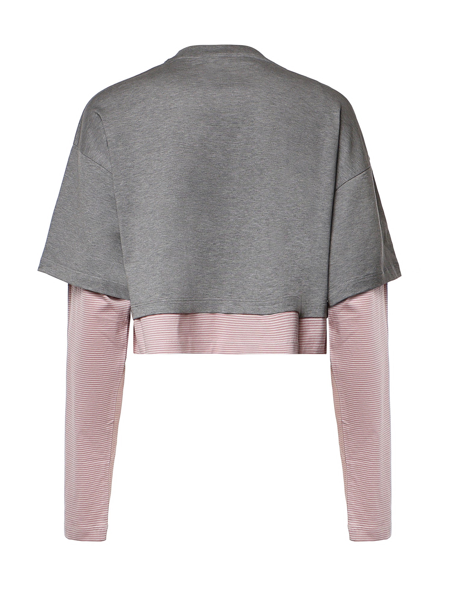 T-shirt in jersey con logo MJL135 17ORF0L5D MIU MIU 