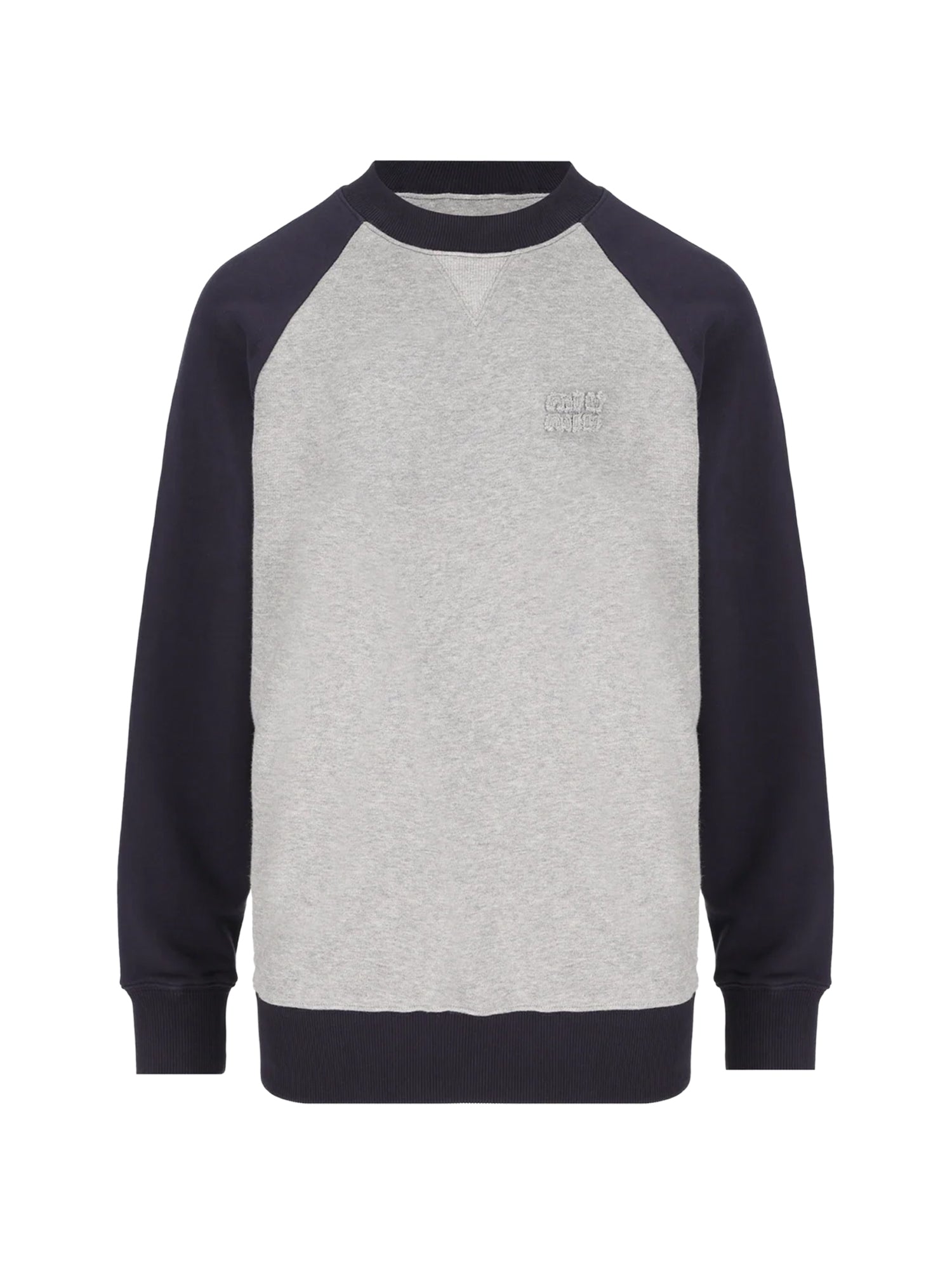 Felpa in cotone con logo MJLA56 192PF0MZQ MIU MIU 
