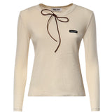 T-shirt in cotone MJLA58 191IF0379 MIU MIU 