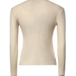 T-shirt in cotone MJLA58 191IF0379 MIU MIU 