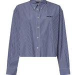 Camicia in popeline con logo MK2047 195DF098Z MIU MIU 