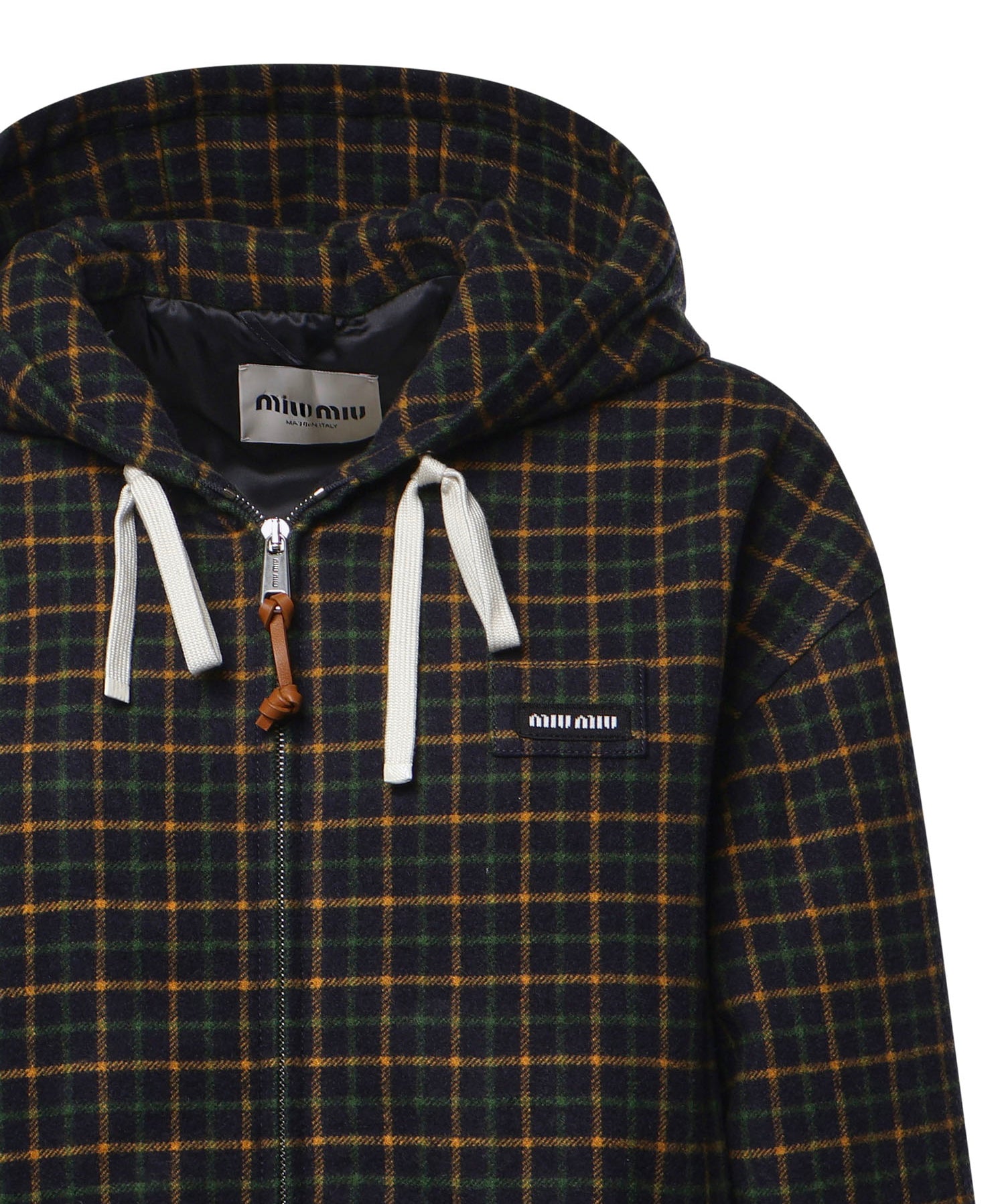 Blouson in misto lana con logo ML1528 6294F0S8N MIU MIU 