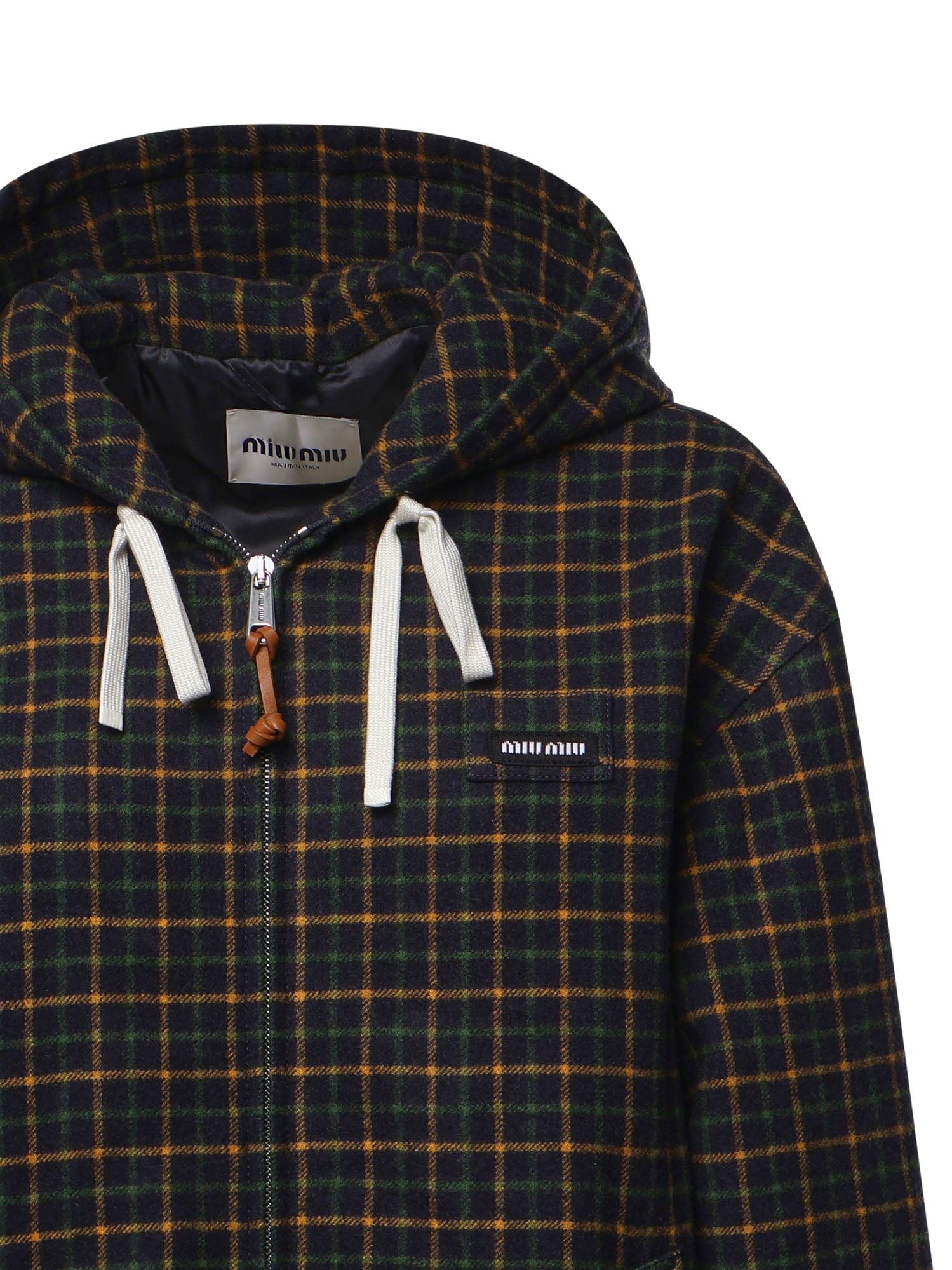 Blouson in misto lana con logo ML1528 6294F0S8N MIU MIU 
