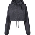 Giacca a vento cropped in tessuto tecnico ML1597 148UF063H MIU MIU 