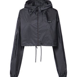 Giacca a vento cropped in tessuto tecnico ML1597 148UF063H MIU MIU 