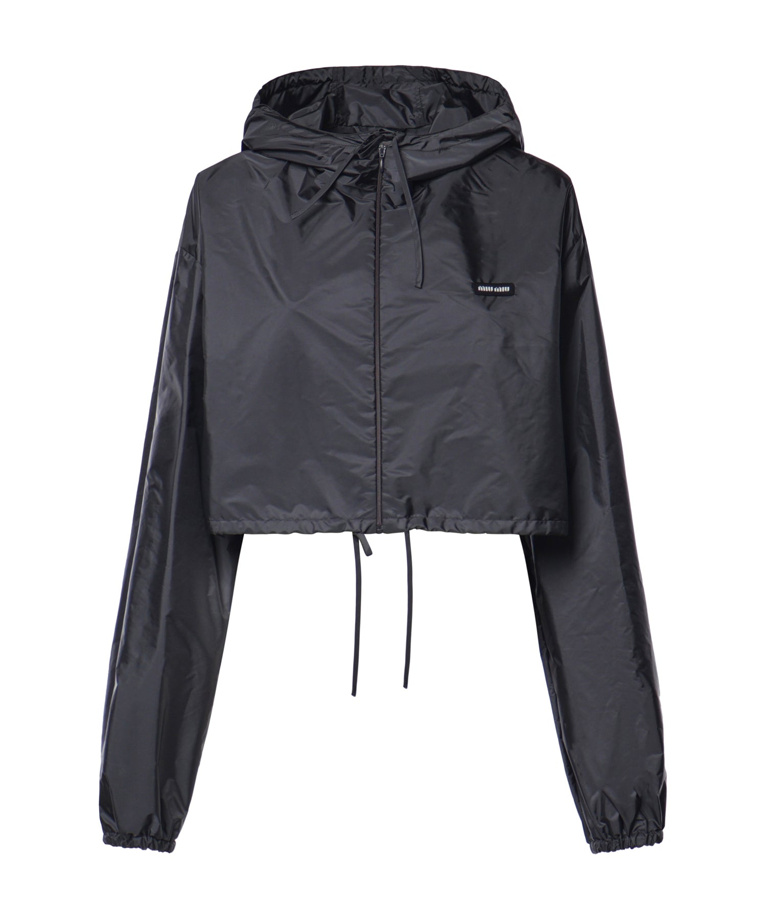 Giacca a vento cropped in tessuto tecnico ML1597 148UF063H MIU MIU 
