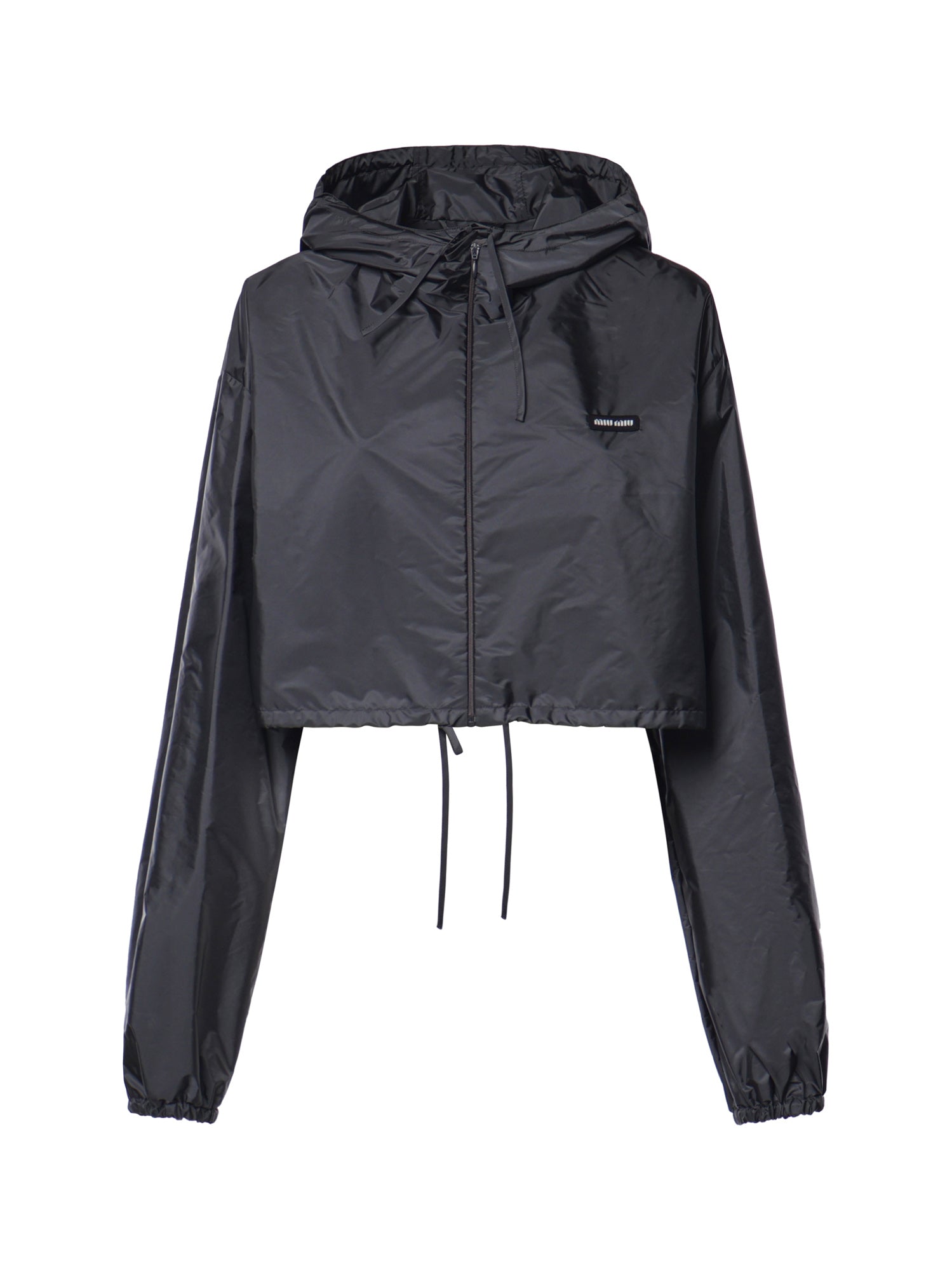 Giacca a vento cropped in tessuto tecnico ML1597 148UF063H MIU MIU 