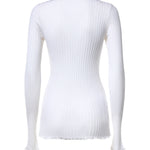 Maglia girocollo in seta MML06T 191XF0009 MIU MIU 