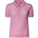 Polo in cashmere e seta MML07X 6065F0028 MIU MIU 