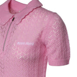Polo in cashmere e seta MML07X 6065F0028 MIU MIU 
