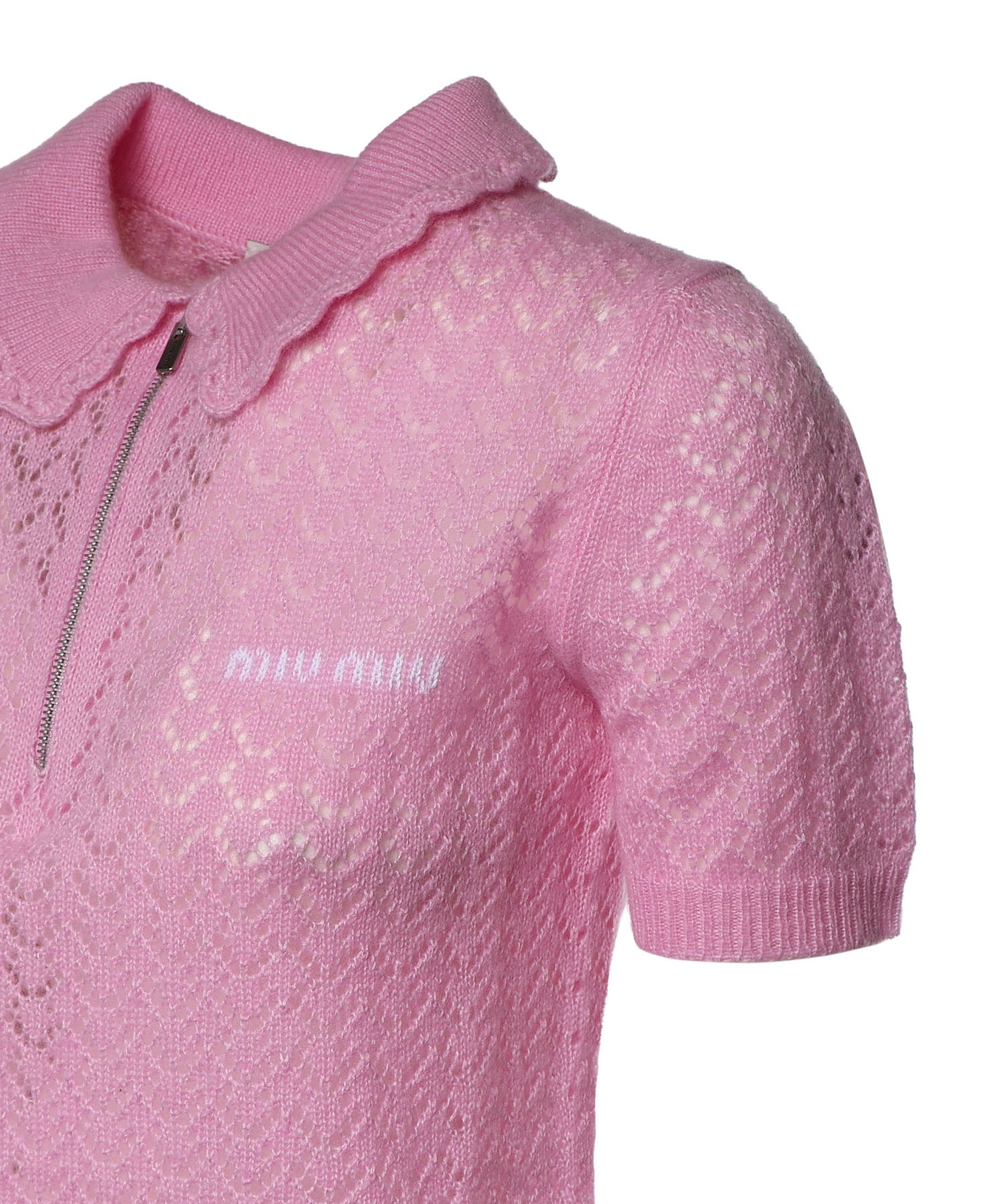 Polo in cashmere e seta MML07X 6065F0028 MIU MIU 