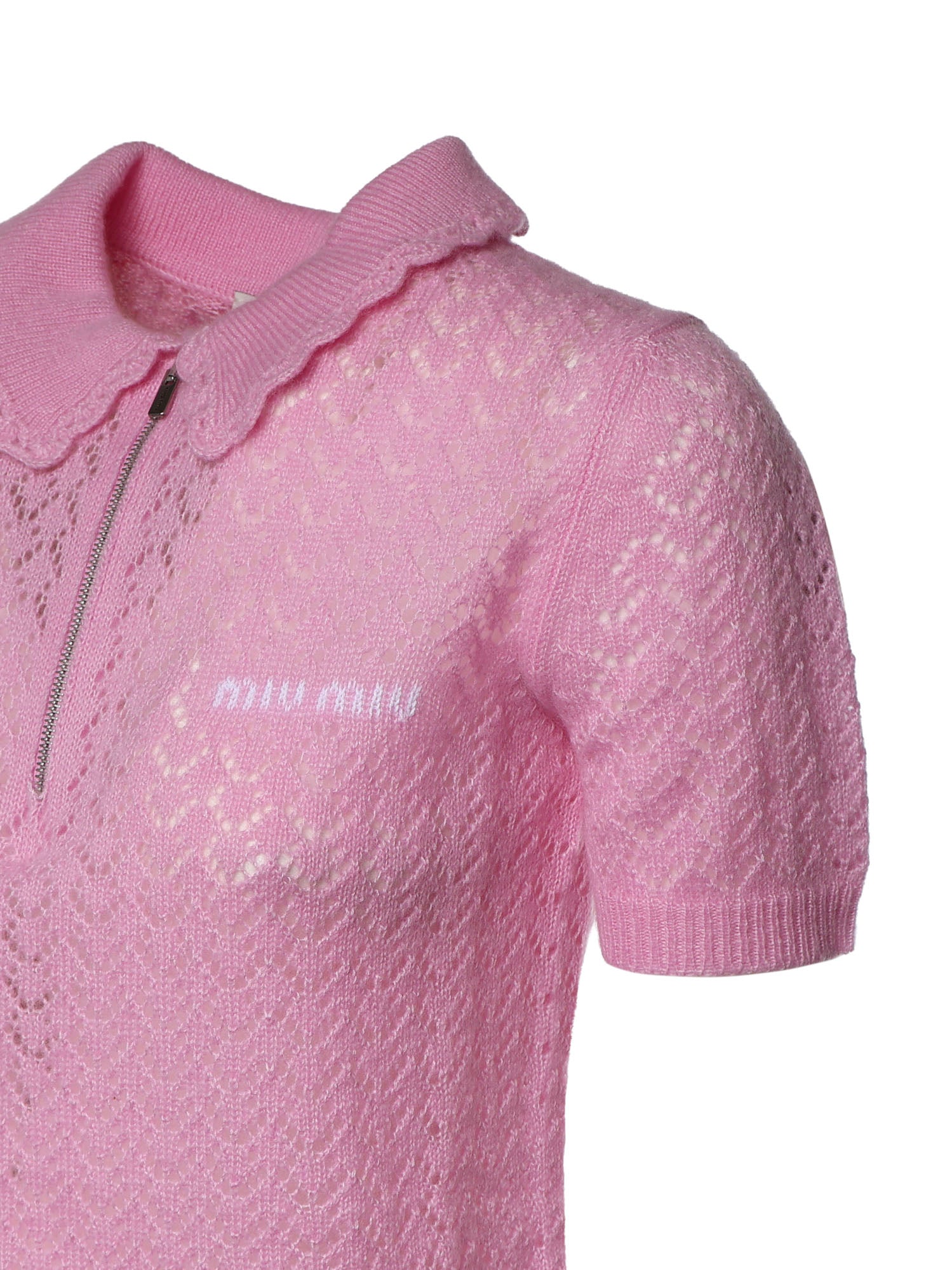 Polo in cashmere e seta MML07X 6065F0028 MIU MIU 