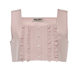 Top in popeline MT2245 10RGF0E18 MIU MIU 