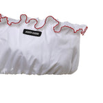 Top bandeau in popeline con ricami TP9164 197FF03DU MIU MIU 