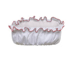 Top bandeau in popeline con ricami TP9164 197FF03DU MIU MIU 
