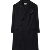 Cappotto in lana con bordi grezzi S52AA0209 M36035900 MM6 Maison Margiela 