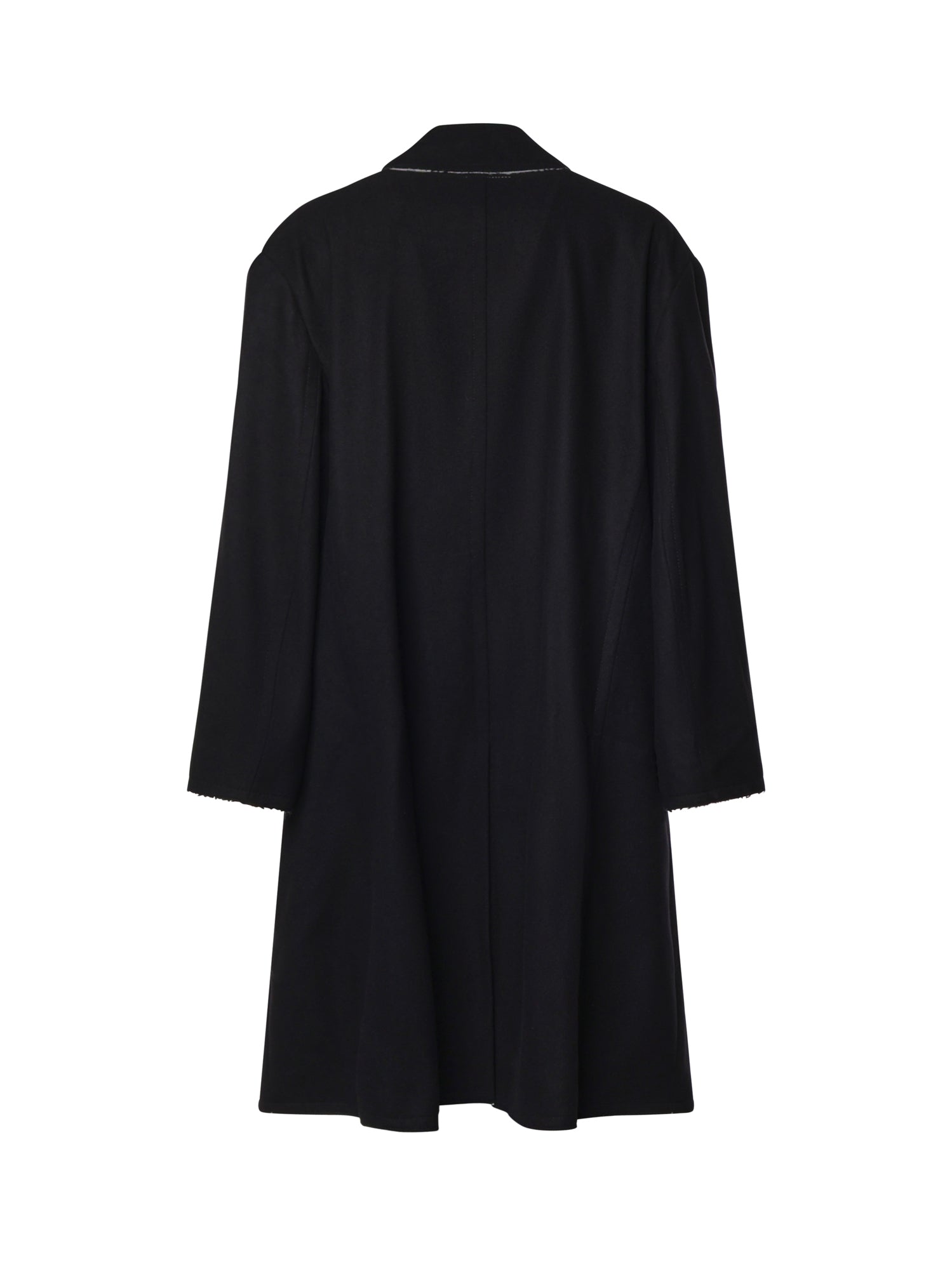 Cappotto in lana con bordi grezzi S52AA0209 M36035900 MM6 Maison Margiela 