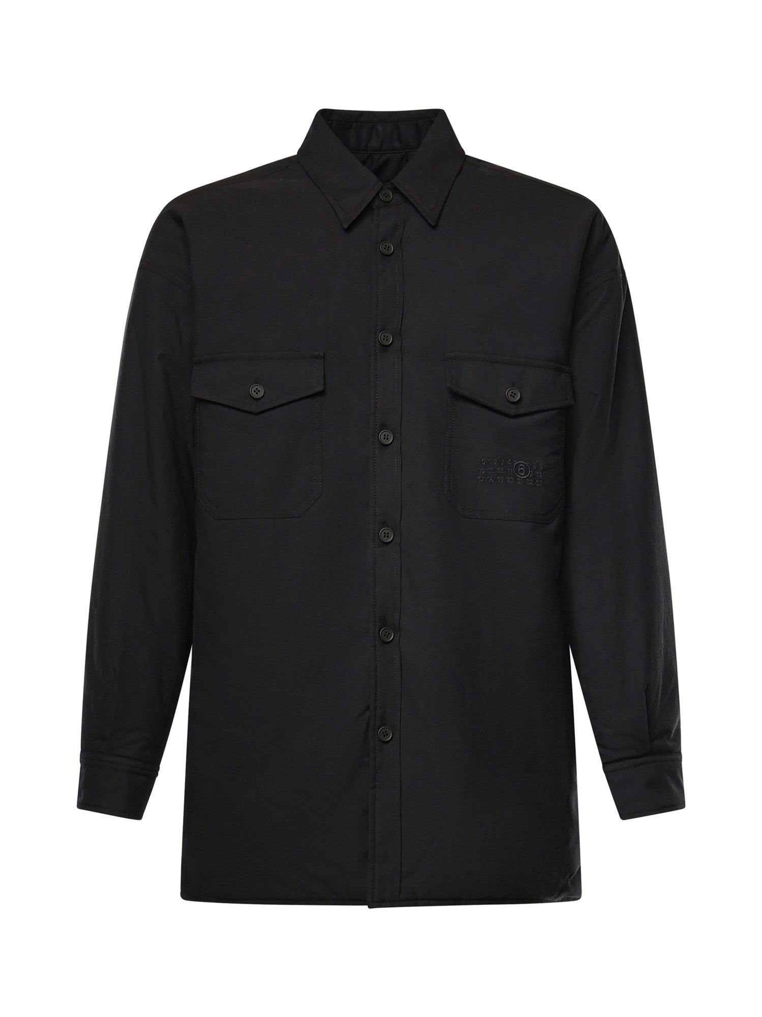 Camicia in misto lana<BR/> SH0DT0045 MTN193962 MM6 Maison Margiela 