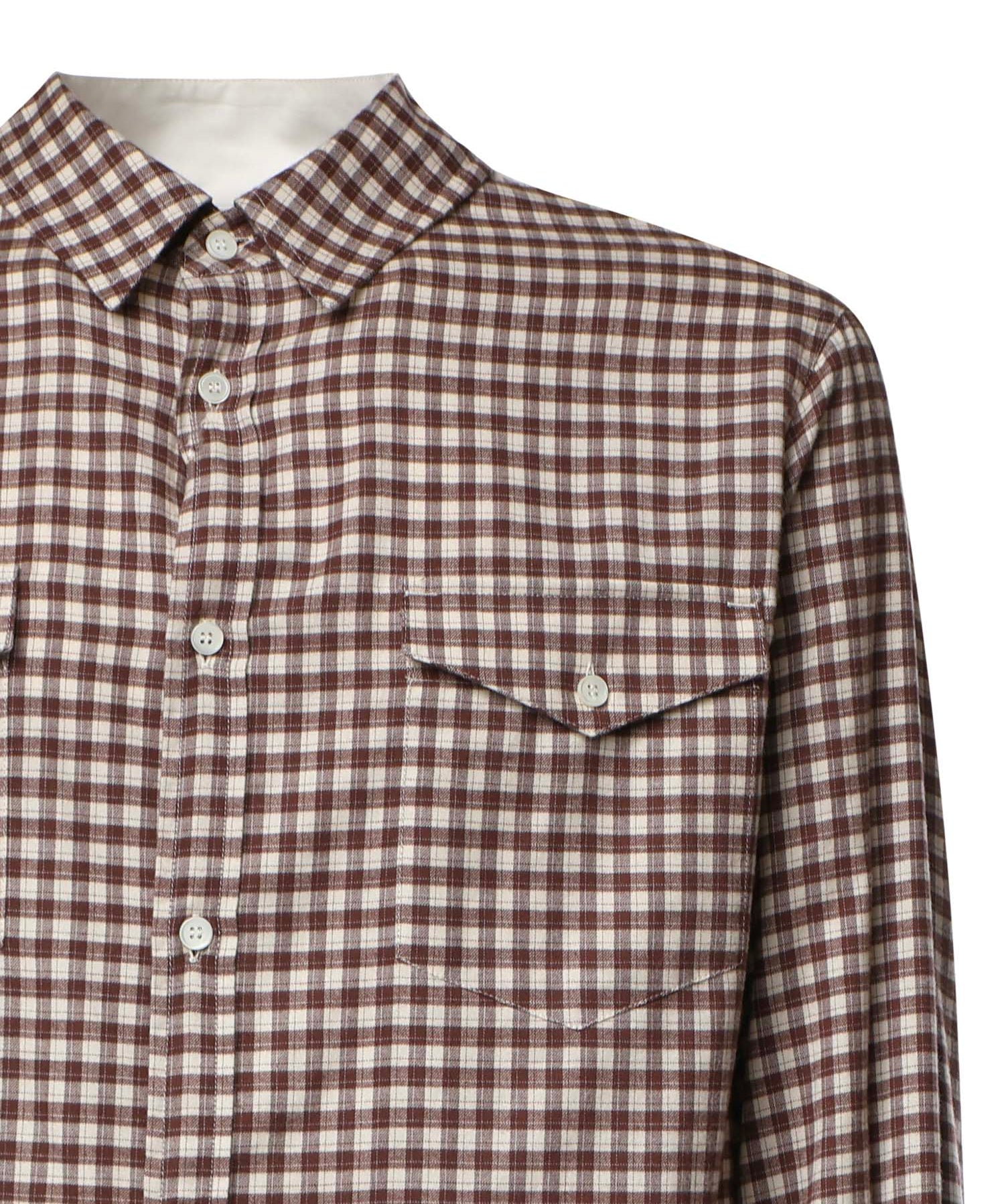 Camicia in flanella check SH0DT0047 M36011001F MM6 Maison Margiela 