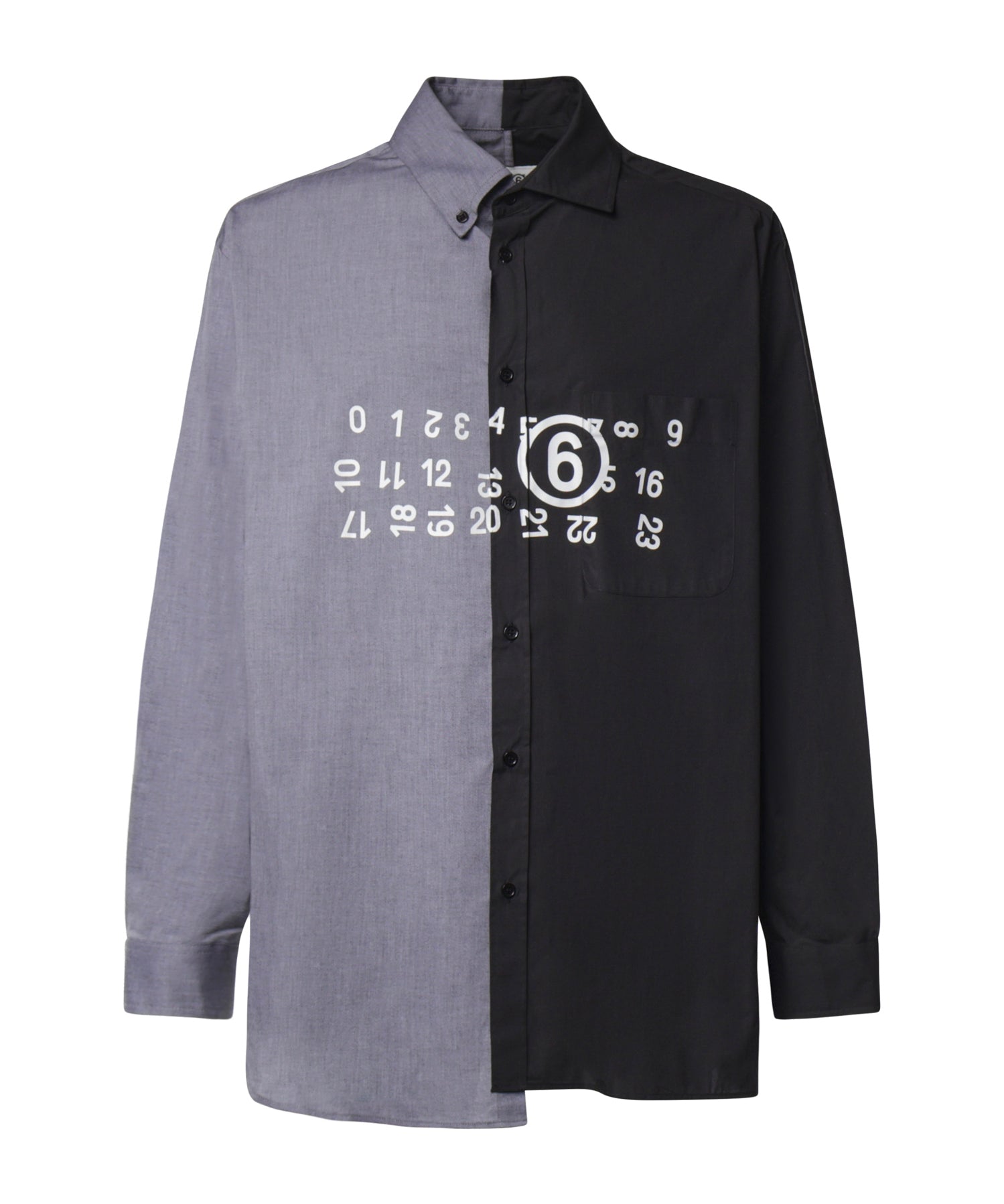 Camicia in popeline di cotone con logo SH0DT0057 MTN182961 MM6 Maison Margiela 