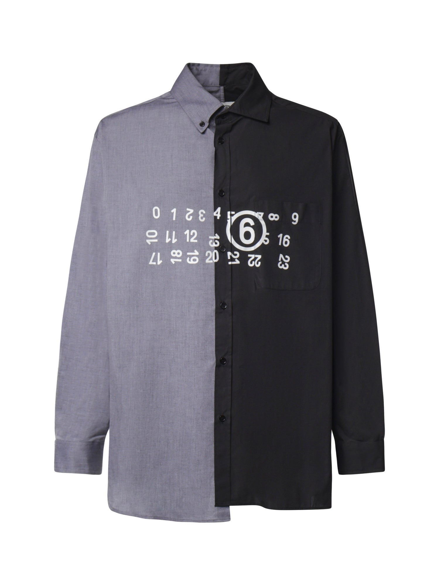 Camicia in popeline di cotone con logo SH0DT0057 MTN182961 MM6 Maison Margiela 