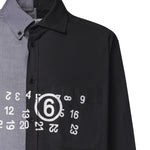 Camicia in popeline di cotone con logo SH0DT0057 MTN182961 MM6 Maison Margiela 