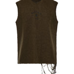 Gilet in maglia di lana SH0FB0026 M13283727S MM6 Maison Margiela 
