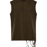 Gilet in maglia di lana SH0FB0026 M13283727S MM6 Maison Margiela 