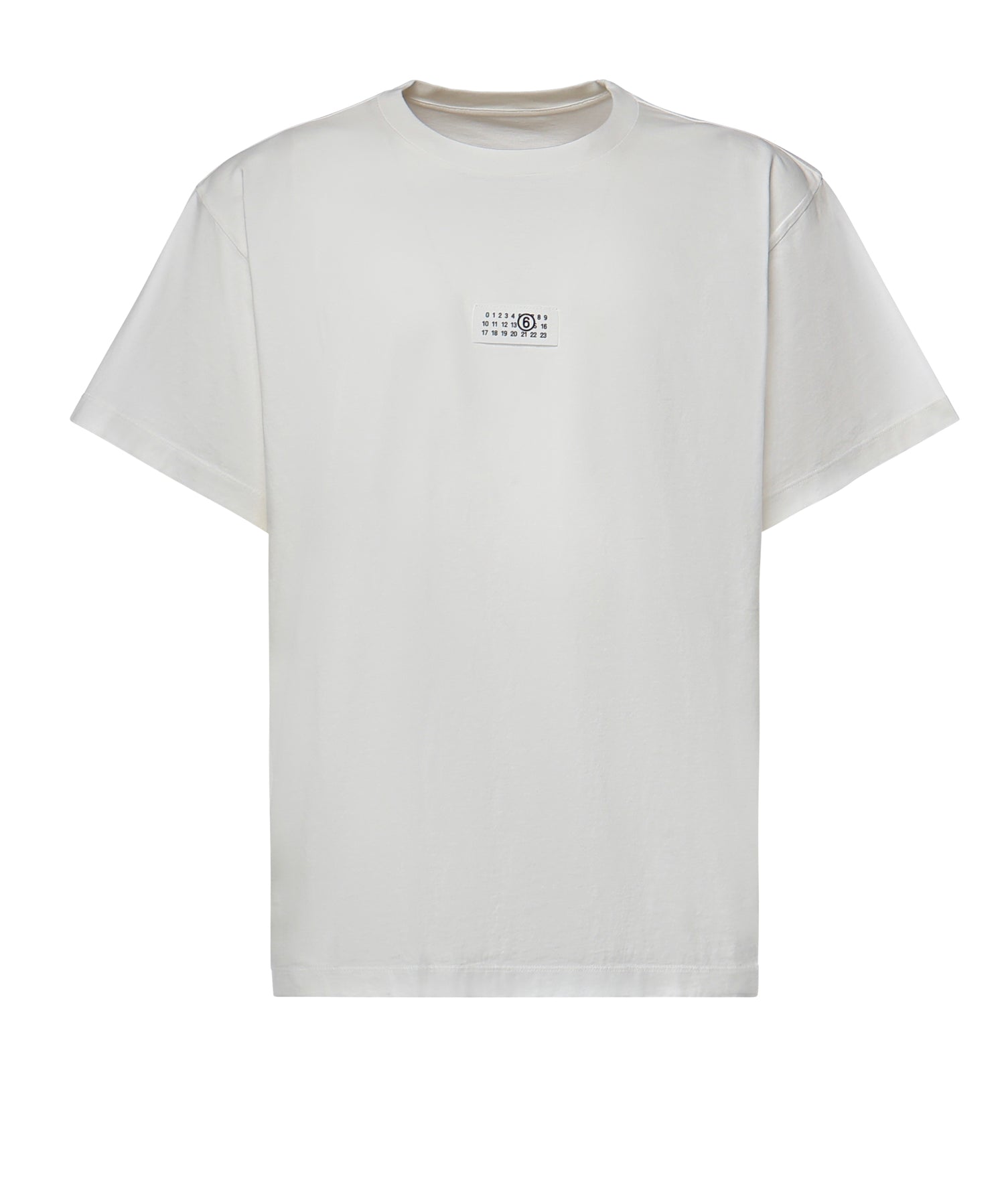 T-shirt Numeric in jersey con logo SH0GC0071 M20258101 MM6 Maison Margiela 
