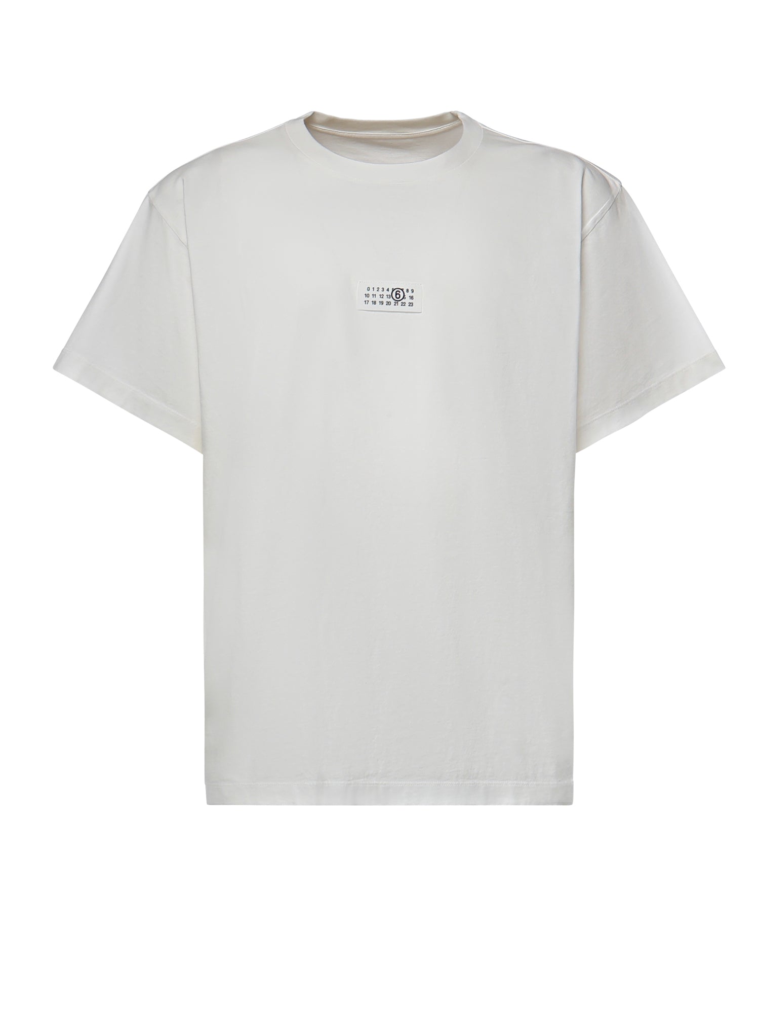 T-shirt Numeric in jersey con logo SH0GC0071 M20258101 MM6 Maison Margiela 
