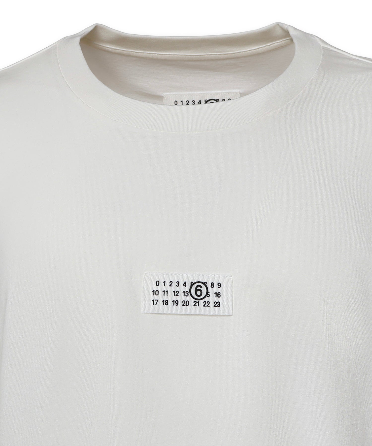 T-shirt Numeric in jersey con logo SH0GC0071 M20258101 MM6 Maison Margiela 