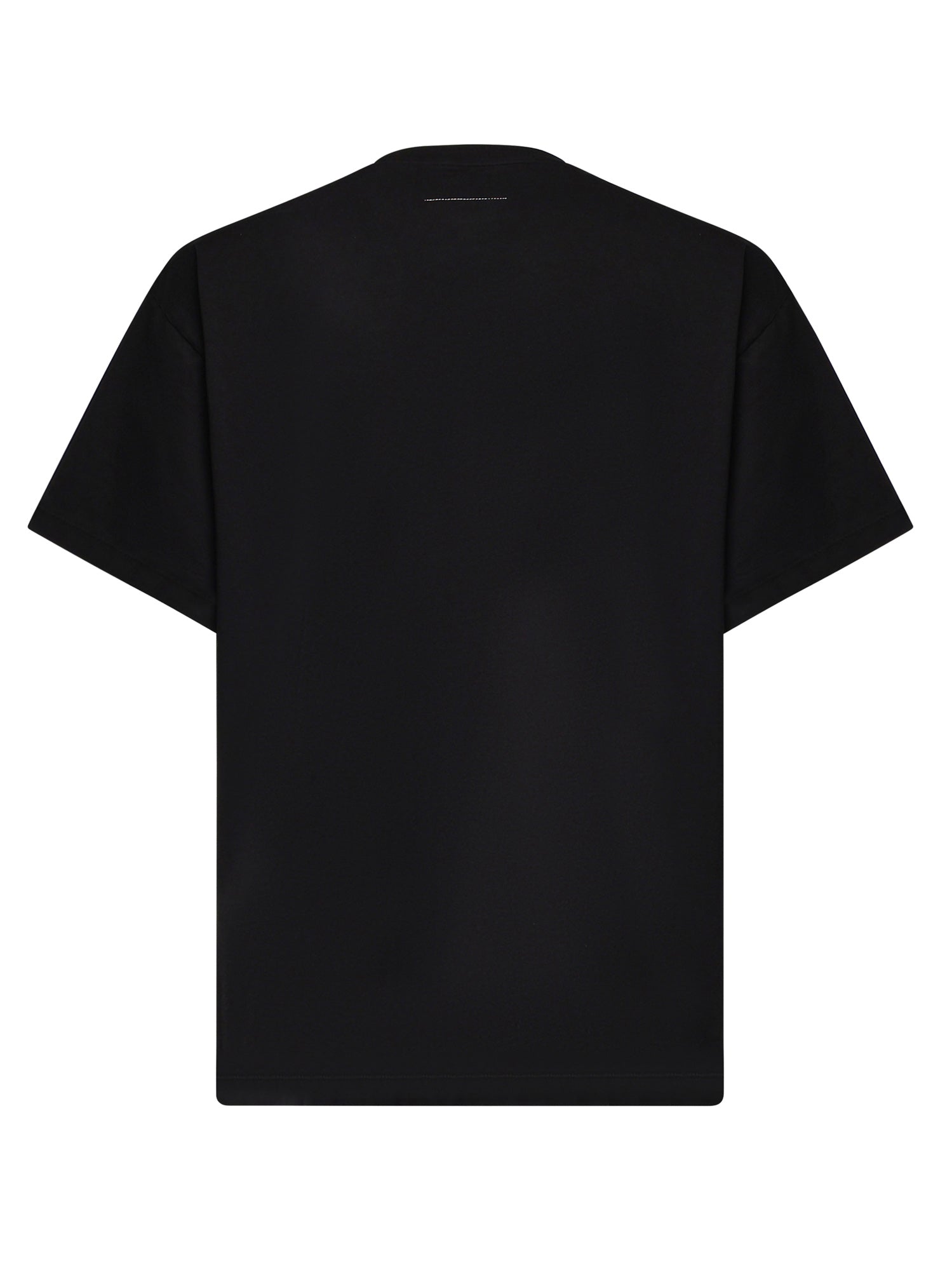 T-shirt in cotone con logo<BR/> SH0GC0077 M20258900 MM6 Maison Margiela 