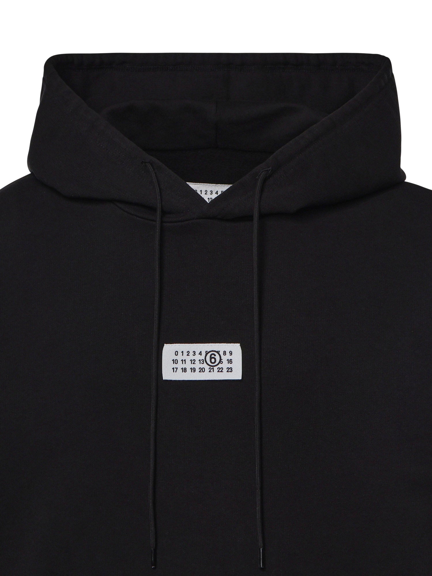 Felpa con cappuccio in cotone<BR/> SH0GU0048 M25025900 MM6 Maison Margiela 