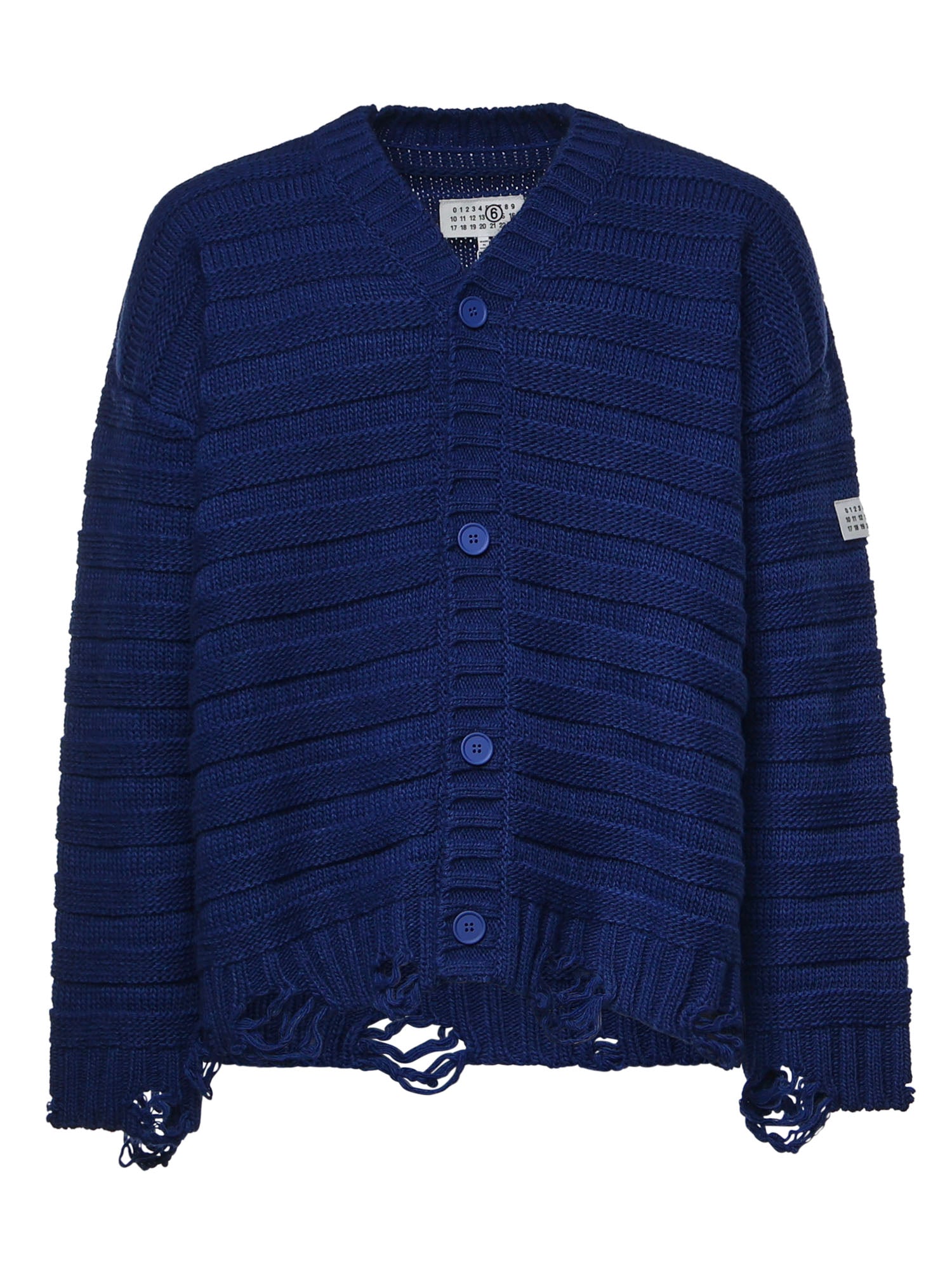 Cardigan in lana SH0HP0005 M13040483 MM6 Maison Margiela 