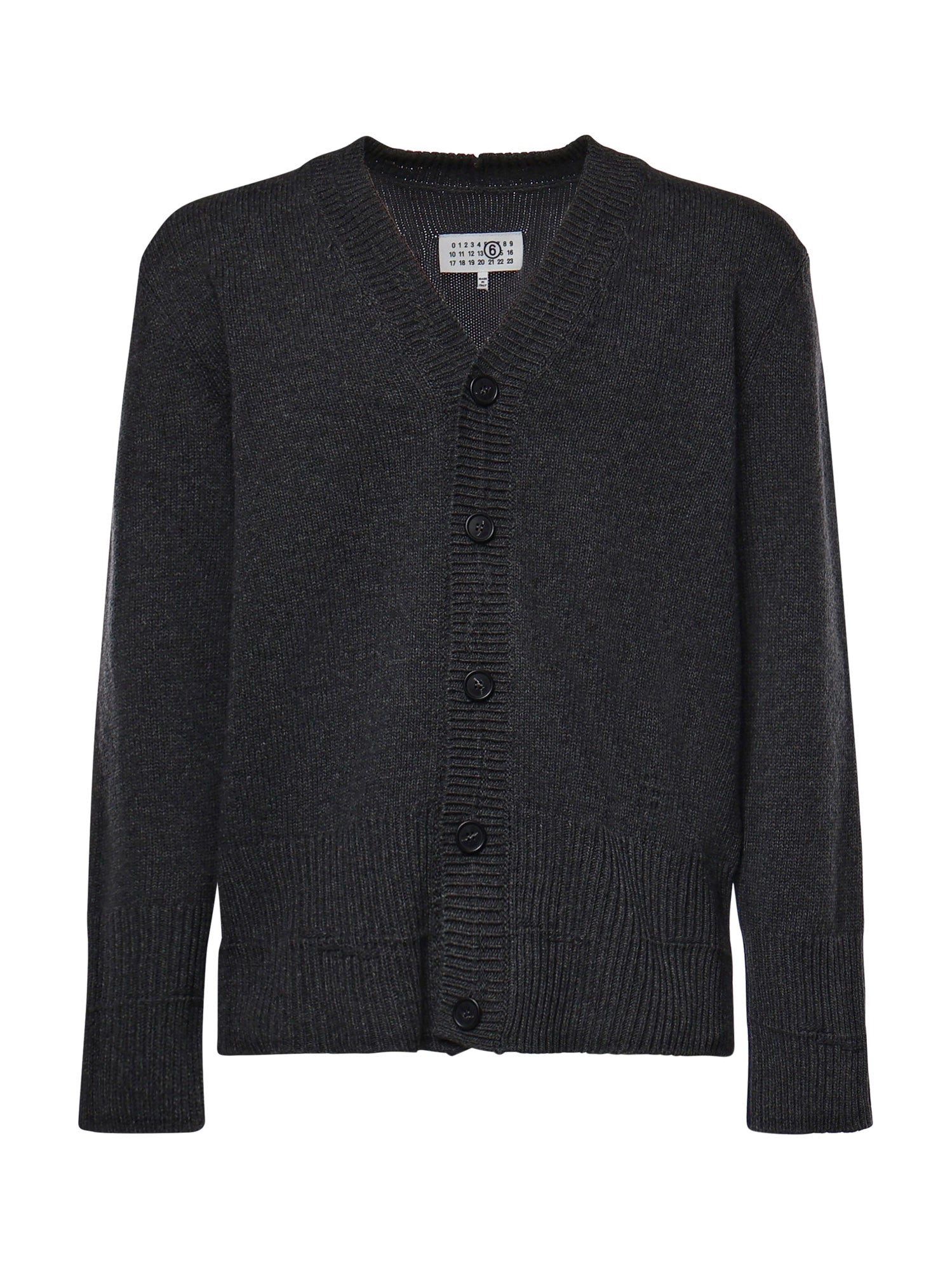 Cardigan in lana SH0HP0014 M13287855M MM6 Maison Margiela 