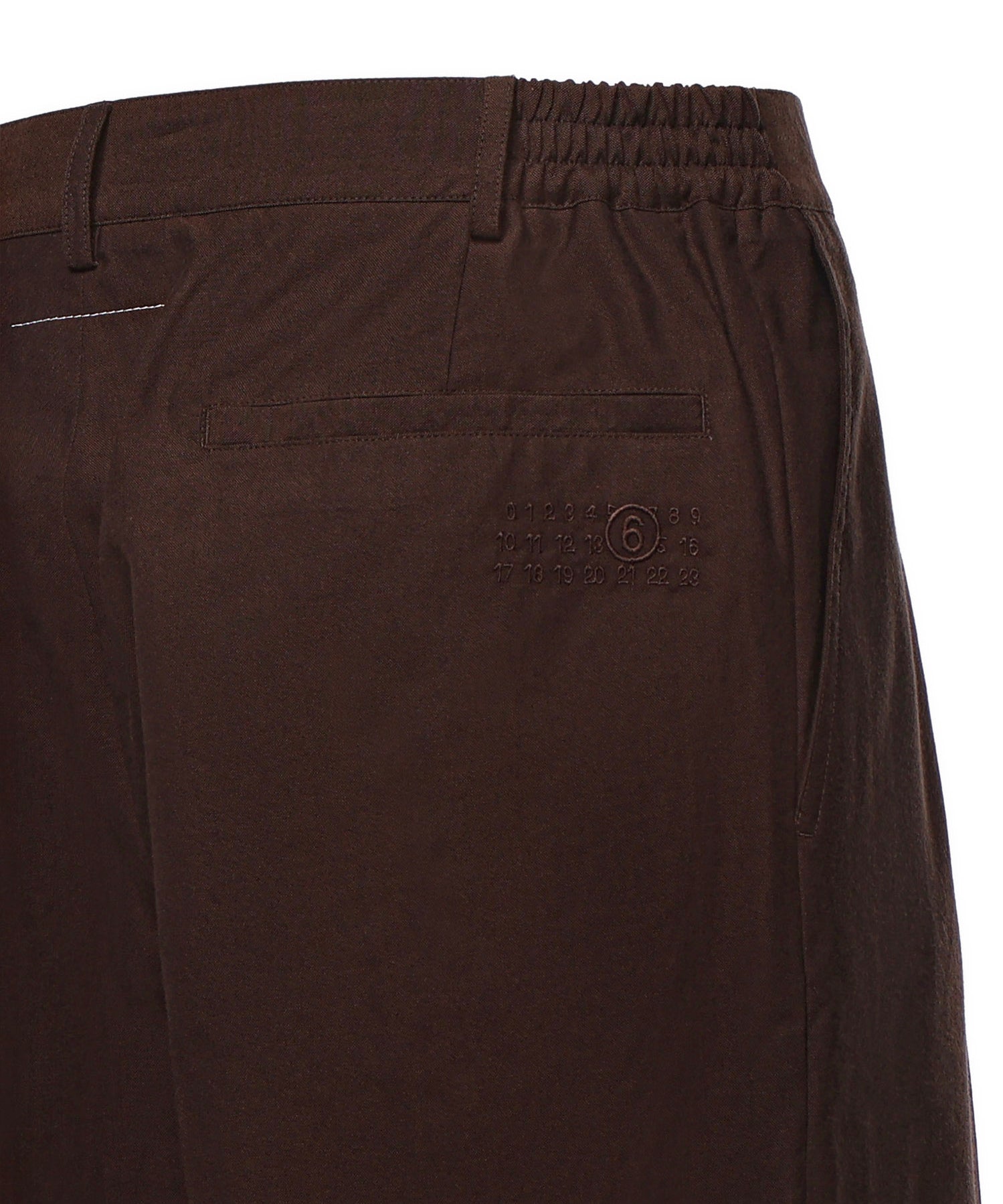 Pantaloni in tessuto camiceria di lana SH0KA0074 M36006142 MM6 Maison Margiela 