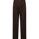 Pantaloni in tessuto camiceria di lana SH0KA0074 M36006142 MM6 Maison Margiela 