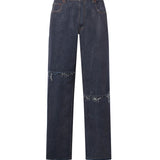 Jeans a gamba larga in denim SH0LA0048 M30055968 MM6 Maison Margiela 