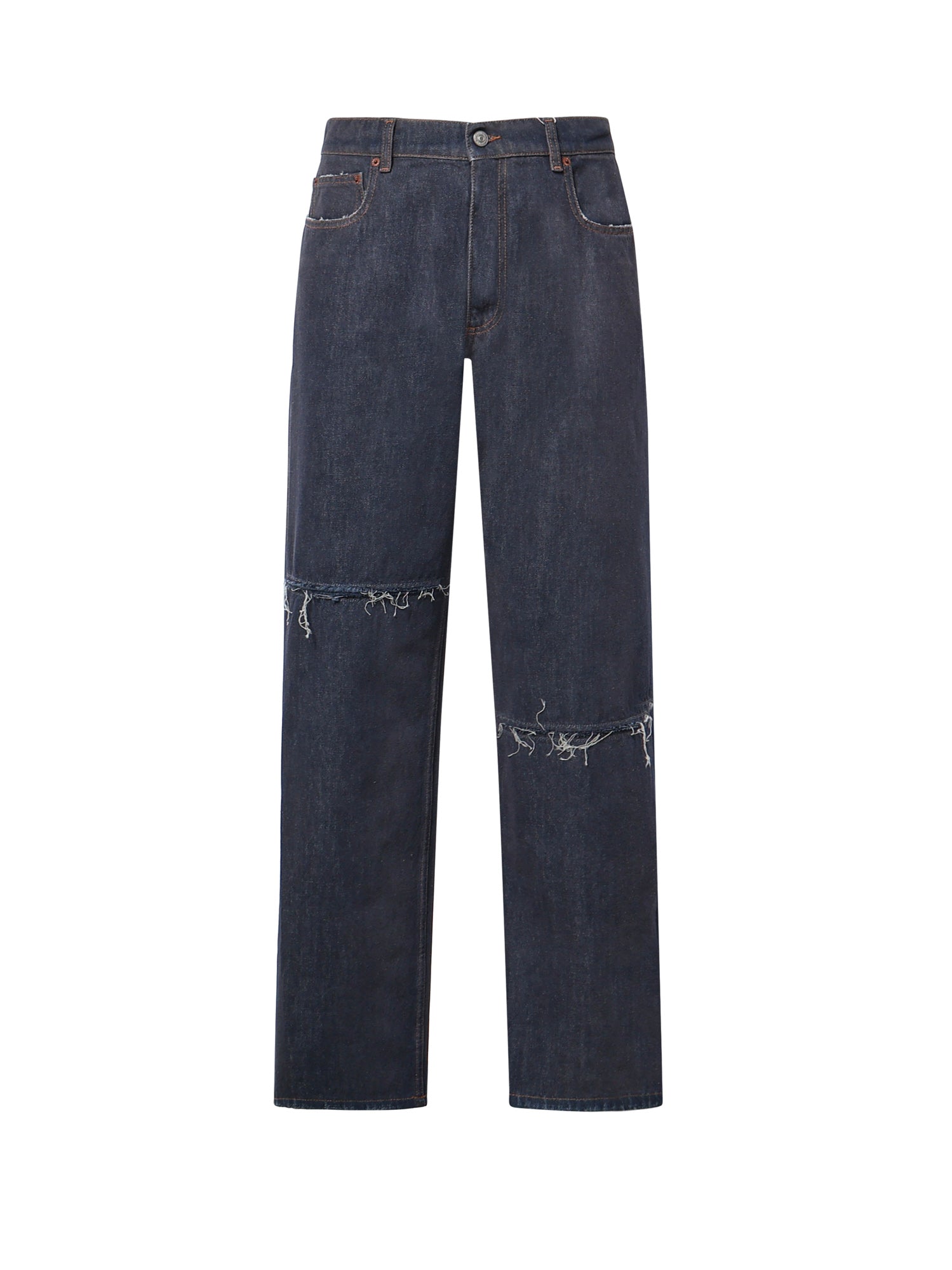 Jeans a gamba larga in denim SH0LA0048 M30055968 MM6 Maison Margiela 