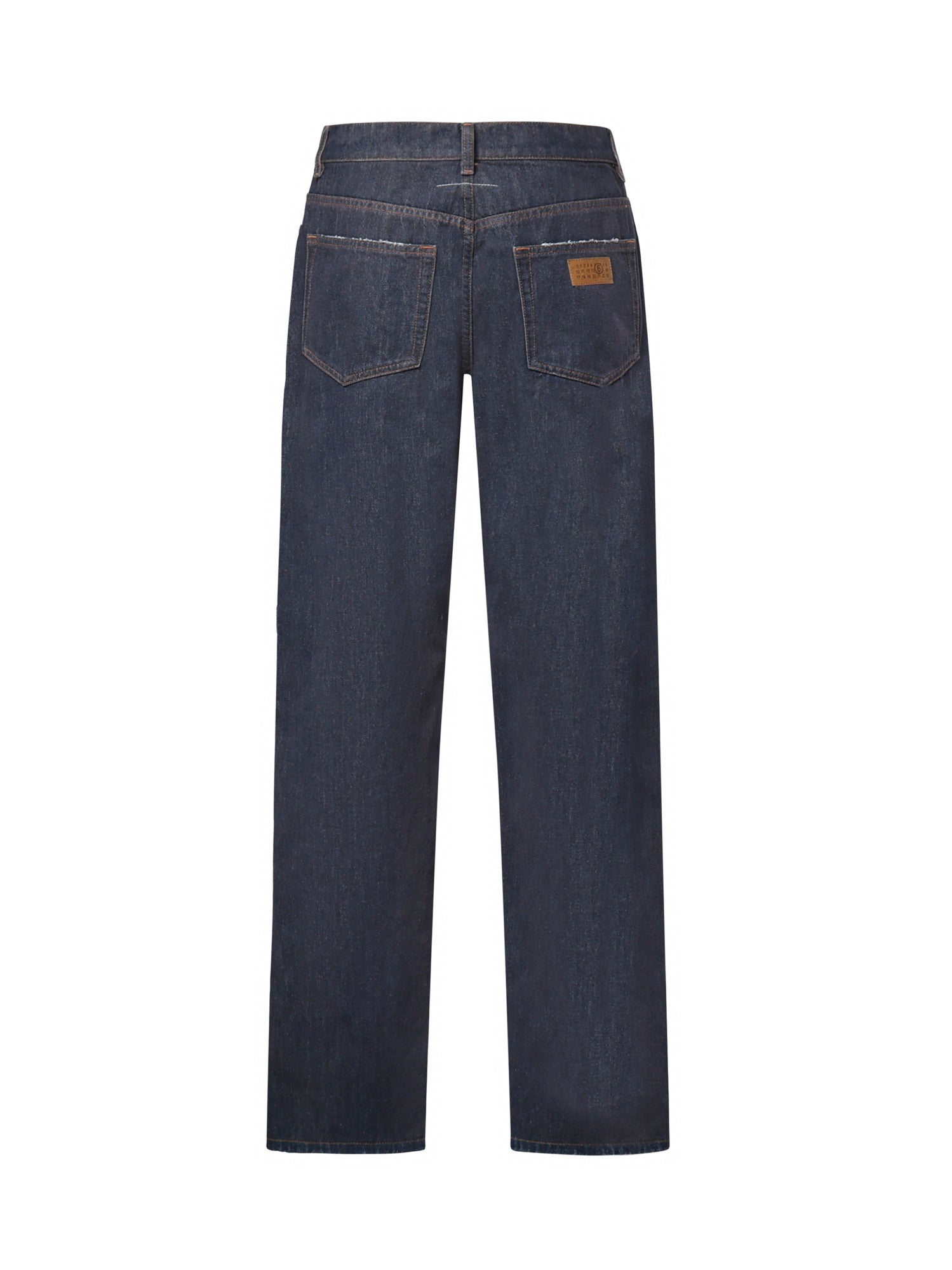 Jeans a gamba larga in denim SH0LA0048 M30055968 MM6 Maison Margiela 