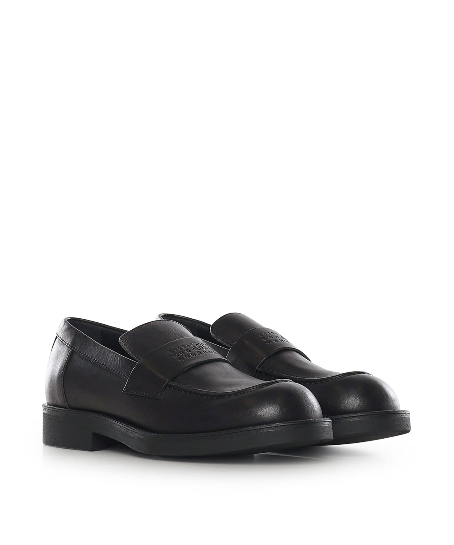 Mocassini Biker in Pelle SH1WR0006 P7431T8013 MM6 Maison Margiela 
