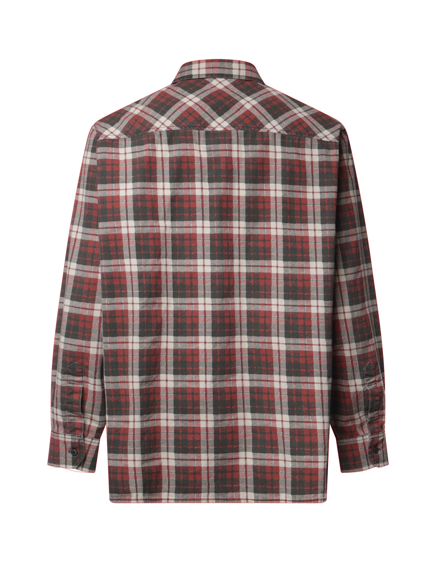 Camicia con logo ricamato check SH2DT0057 M36114001S MM6 Maison Margiela 