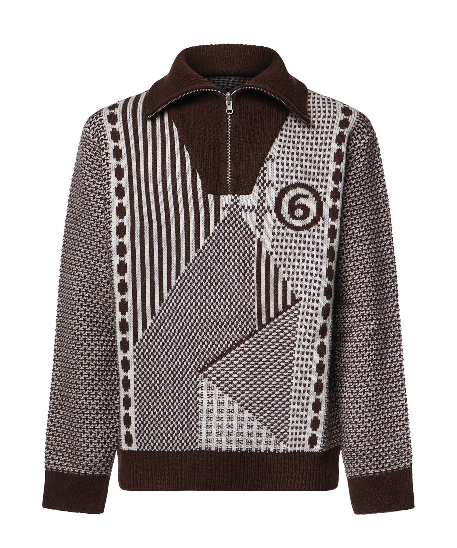 Polo in misto lana SH2GL0015 M13354001J MM6 Maison Margiela 