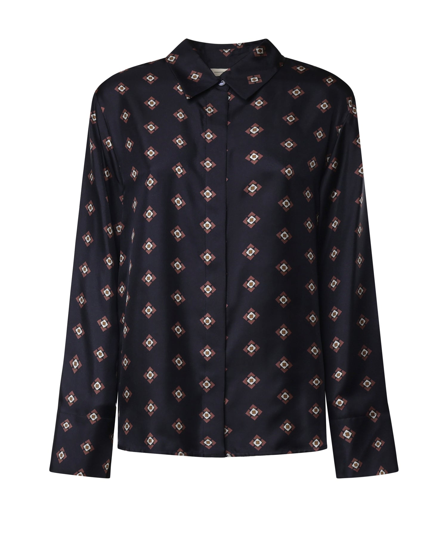 Camicia in seta stampata 2626116017600 002 MM Max Mara 