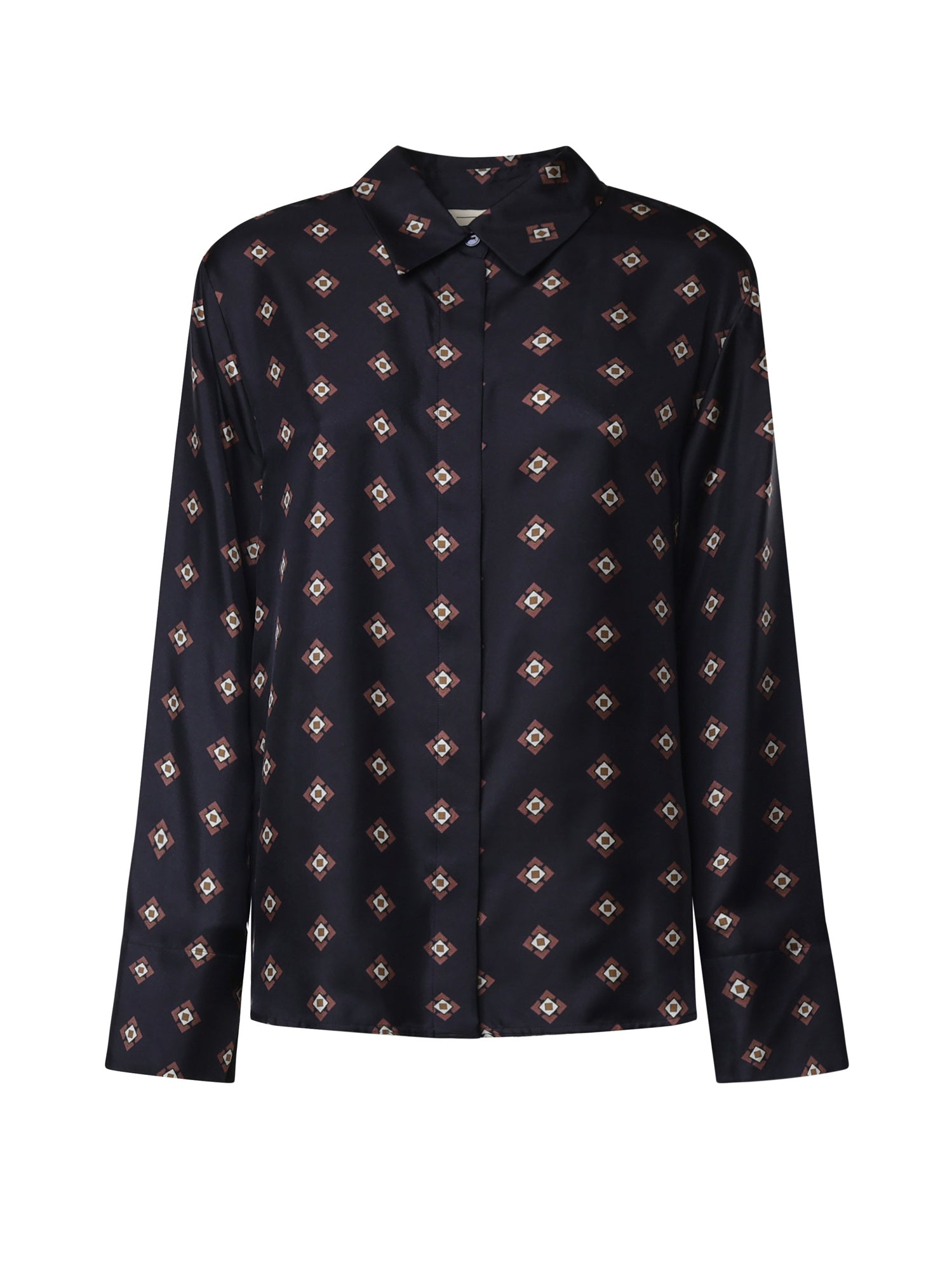 Camicia in seta stampata 2626116017600 002 MM Max Mara 