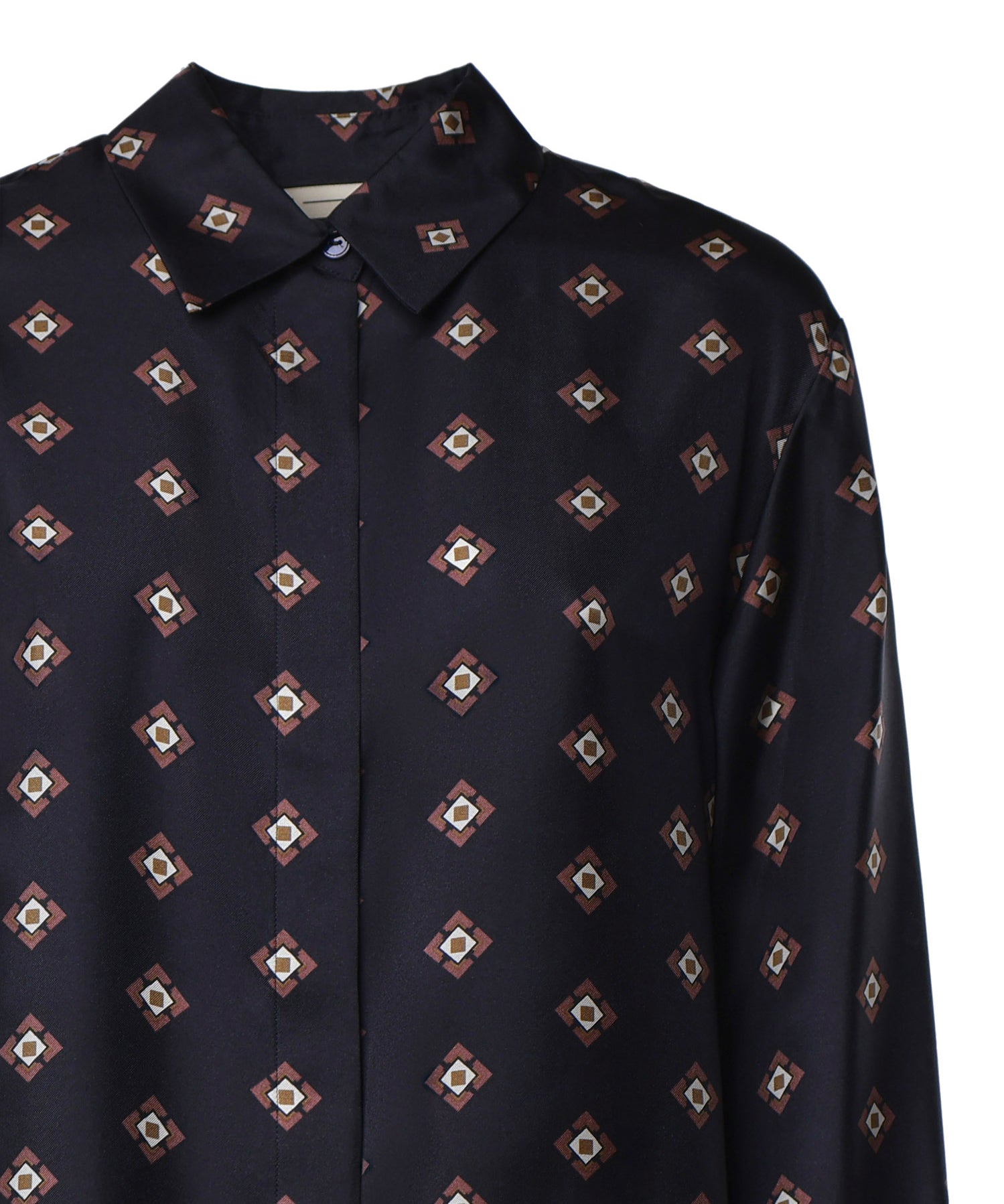 Camicia in seta stampata 2626116017600 002 MM Max Mara 