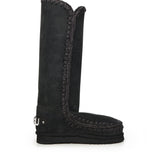 Stivali Eskimo 40 rhinestones logo<BR/> MUFW101052A BKBK MOU 